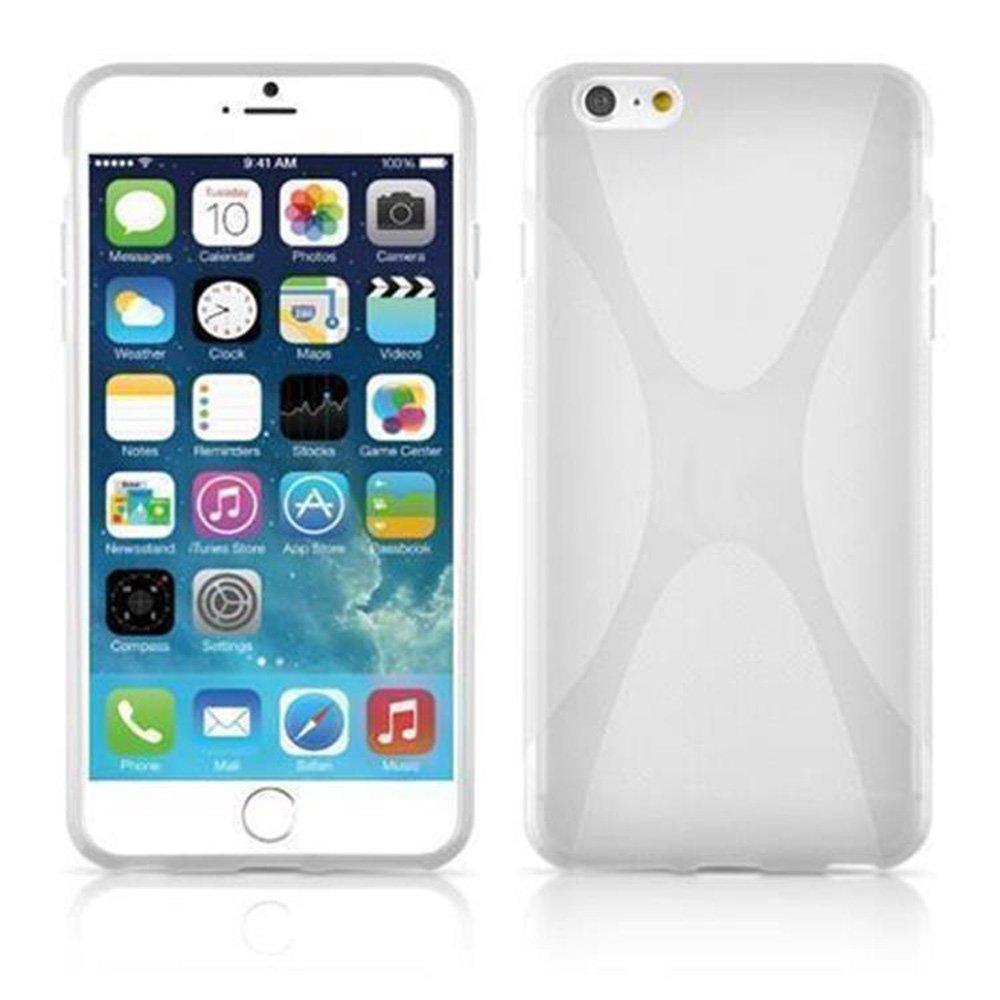 Cadorabo  Housse compatible avec Apple iPhone 6 PLUS / 6S PLUS - Coque de protection en silicone TPU flexible au design X-Line 