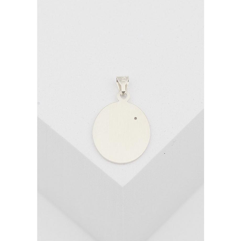 MUAU Schmuck  Engel Anhänger Weissgold 750 Diamant 0.005ct. 21x13mm 