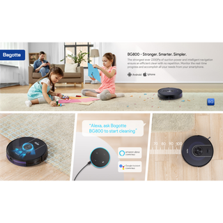 Blue Chilli BG 800 MAX Nass-Trocken-Roboterstaubsauger  