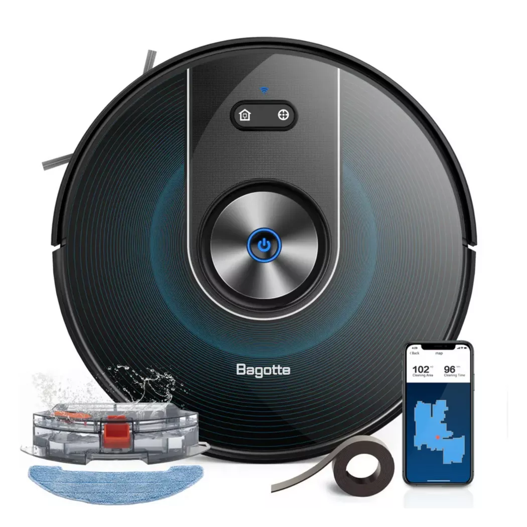 Blue Chilli – BG 800 MAX Nass-Trocken-Roboterstaubsauger, Schwarz