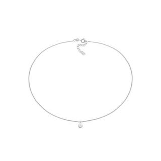 Elli  Halskette Choker Kreis Plättchen Basic Coin 