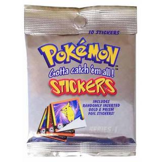 Pokémon  Artbox 1999 Sticker Series 1 - Booster mit 10 Stickern 