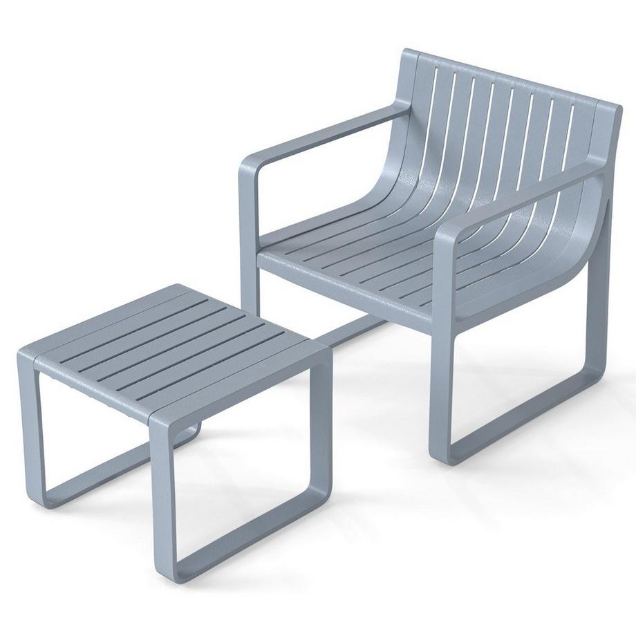 Set di mobili da esterno, sedia ergonomica