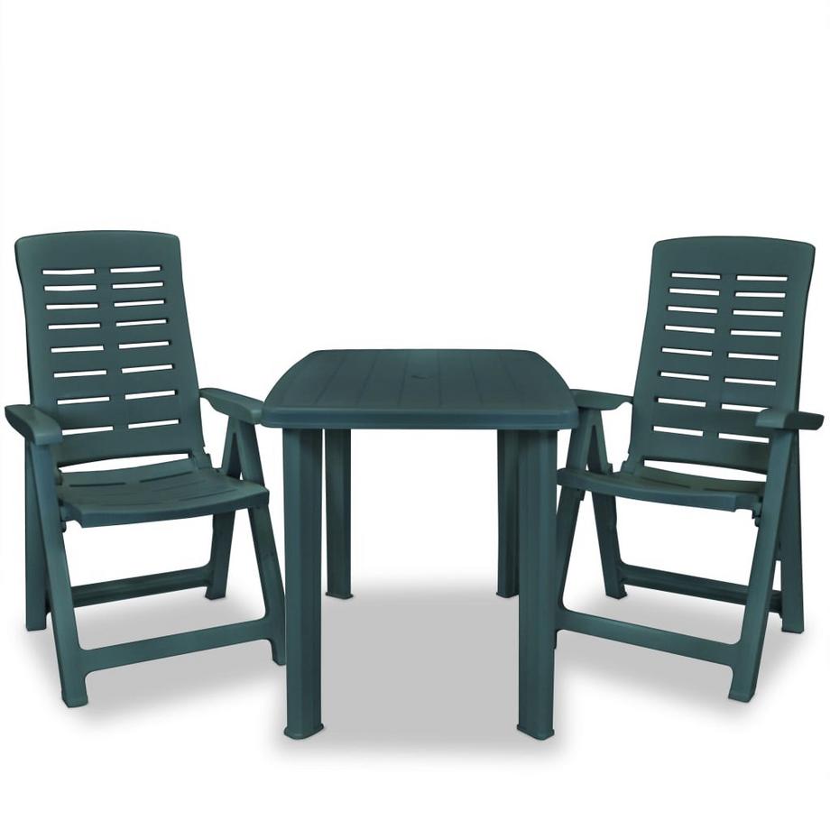 VidaXL Ensemble de bistrot plastique  