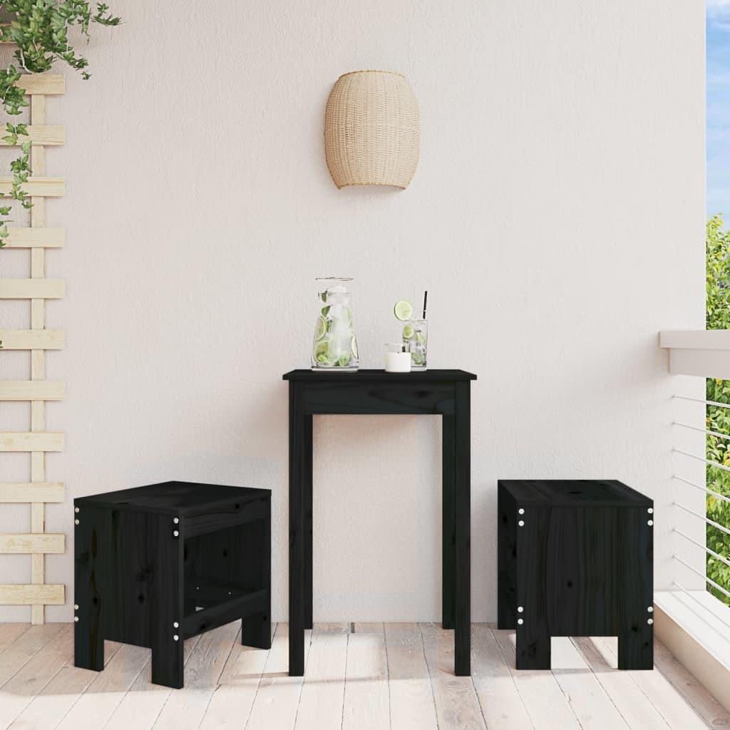 VidaXL Tabouret de jardin bois de pin  