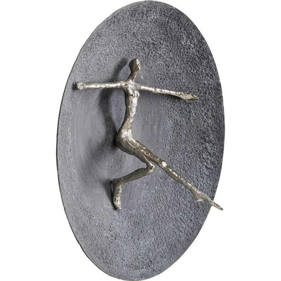 KARE Design  Wandobjekt Umano Silber rund 60 