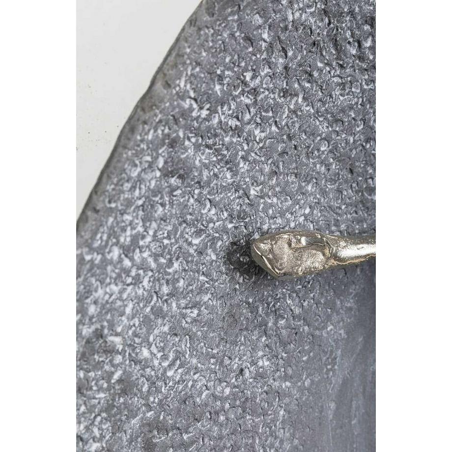 KARE Design  Wandobjekt Umano Silber rund 60 