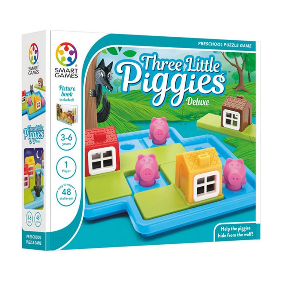 SMARTGAMES  Klassiker Die 3 kleinen Schweinchen Deluxe (mult) 