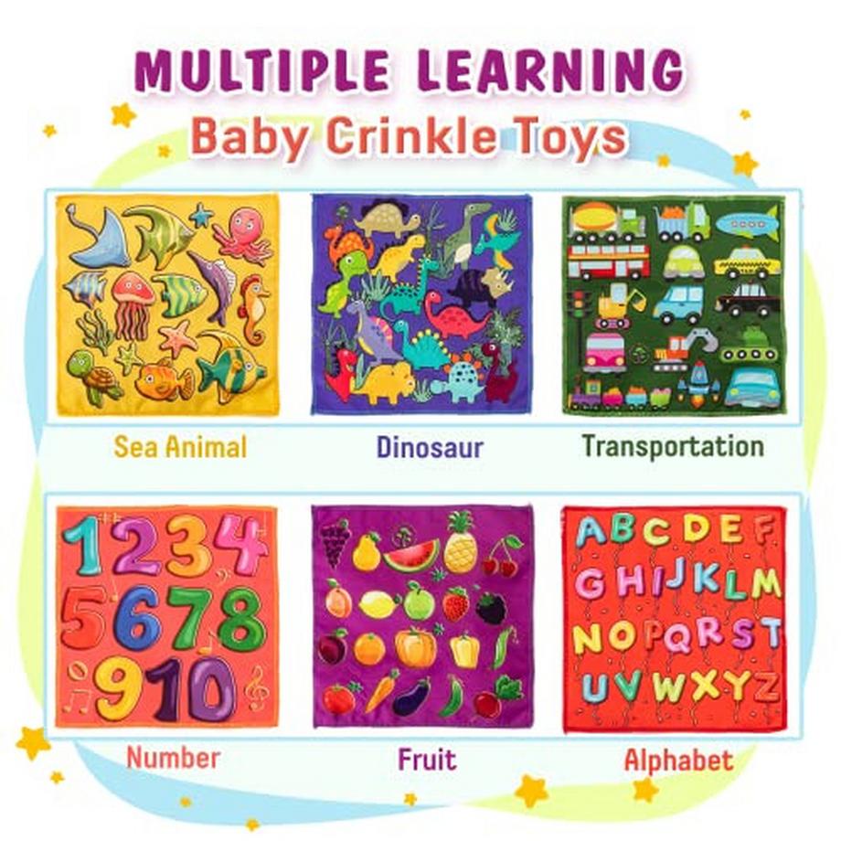 Activity-board  Babyspielzeug 6 Monate Spielzeug Baby Tissue Box Spielzeug Sensory Toy Contrast Baby Toy 