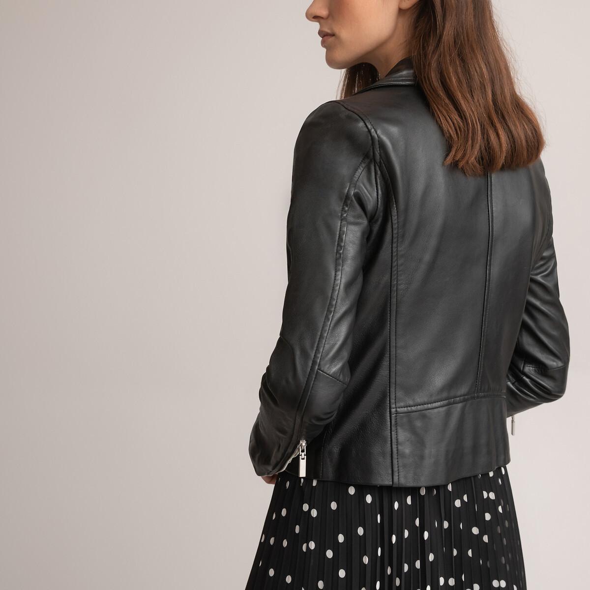 La Redoute Collections  Blouson biker en cuir 