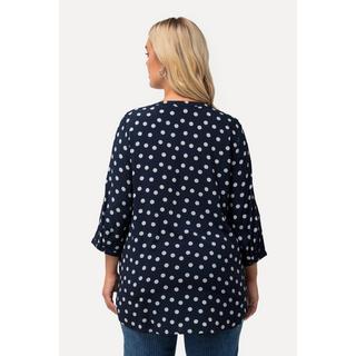 Ulla Popken Tunika Tunika-Ausschnitt 3/4-Arm  