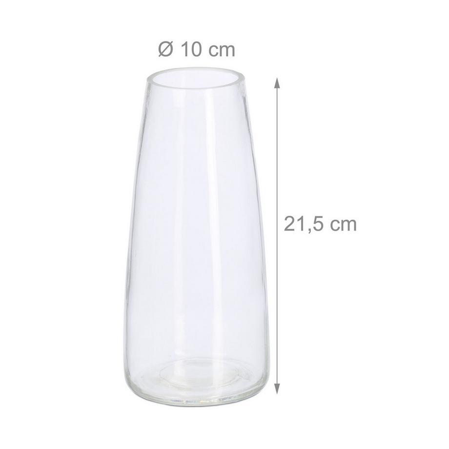 Northix Vase aus Glas  