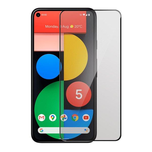 Avizar  Verre Trempé Google Pixel 5 contour Noir 