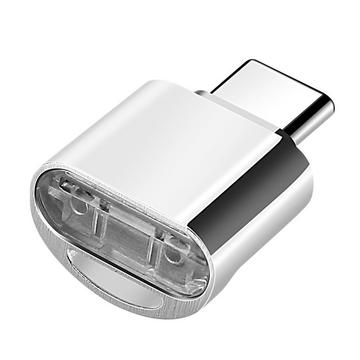 Mini Micro SD / TF Kartenleser, Silber