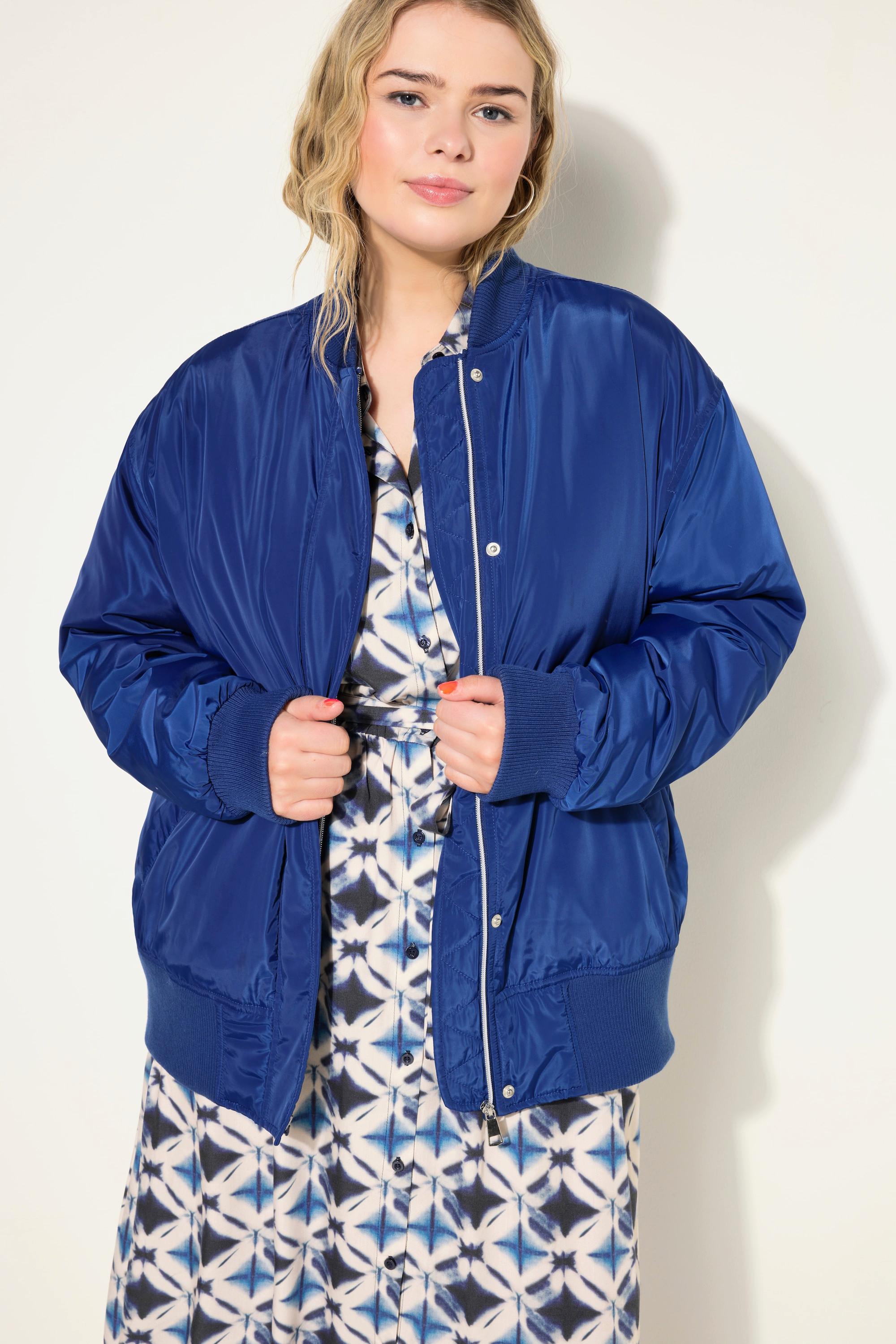 Studio Untold  Bomberjacke, oversized, Collegekragen, Langarm 