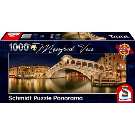 Schmidt Spiele  Puzzle Schmidt Pont du Rialto - 1000 pièces - 12 ans et plus 