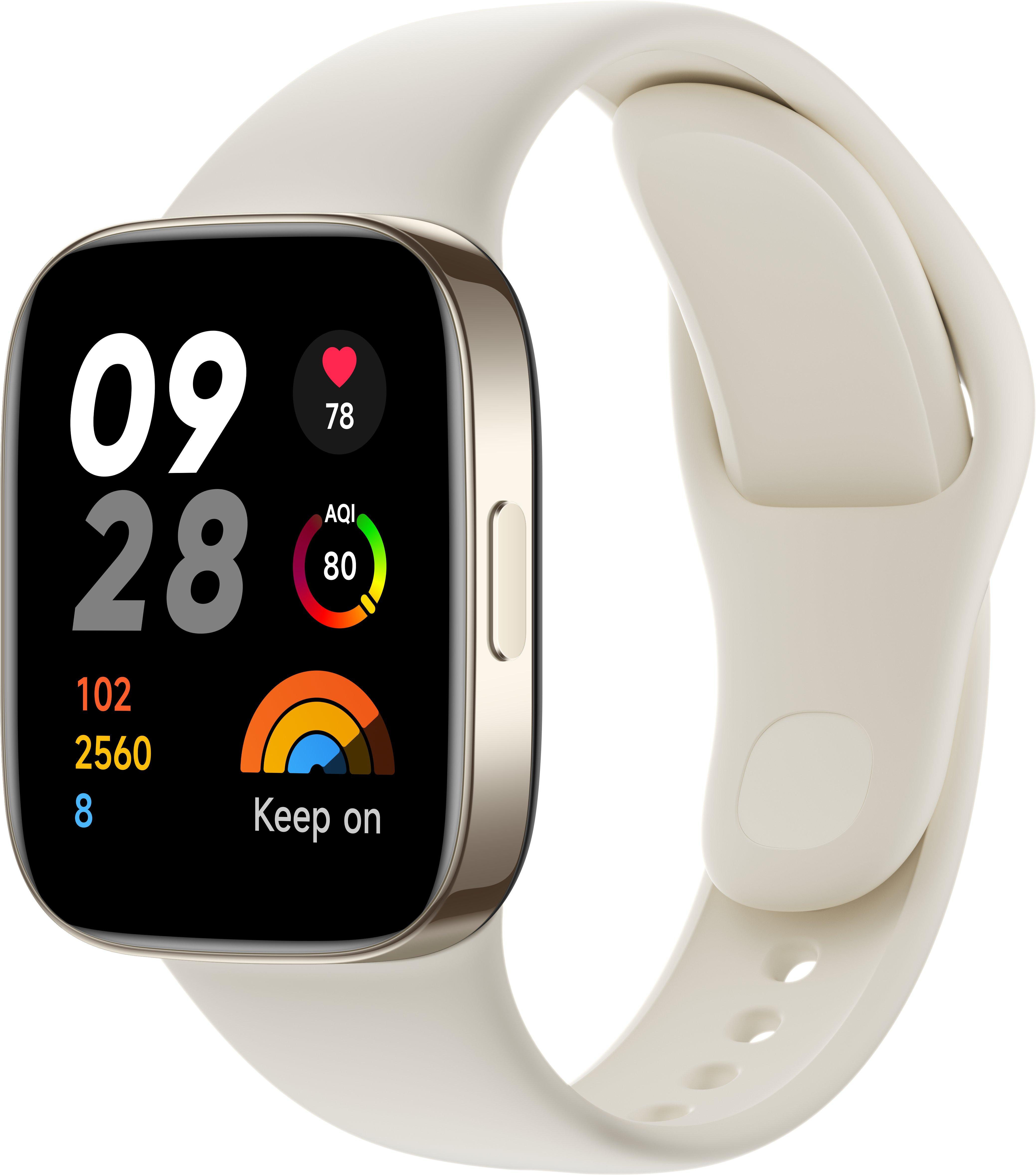 XIAOMI  Redmi Watch 3 4,45 cm (1.75") AMOLED 42 mm Numérique 390 x 450 pixels Écran tactile Métallique GPS (satellite) 