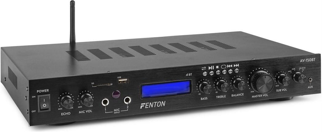 Fenton  AV-150BT Stereo HiFi & Karaoke Verstärker 