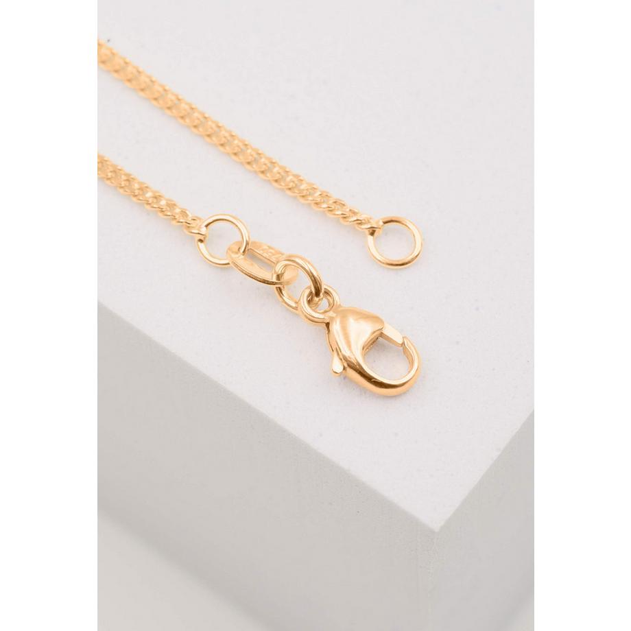 MUAU Schmuck  Collier gourmette or rose 750, 1.6mm, 45cm 