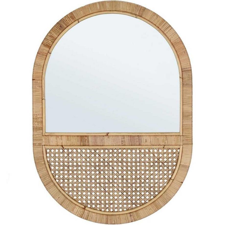 mutoni Spiegel Hajar oval natur 50x70  