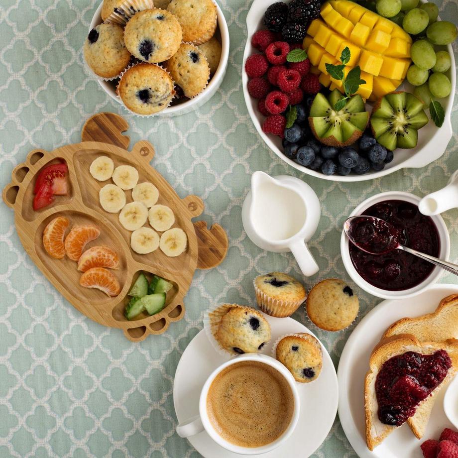 B2X  Assiette bébé à ventouse "Crabe" 