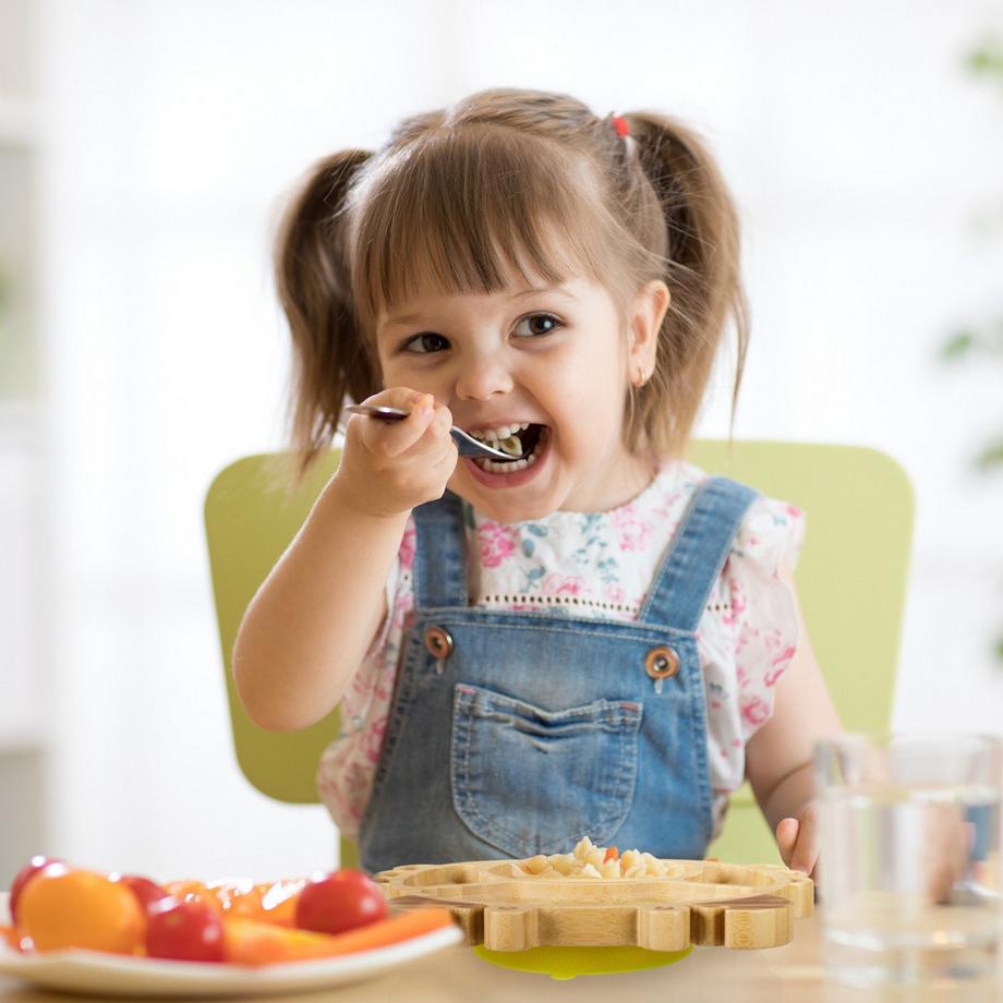 B2X  Assiette bébé à ventouse "Crabe" 
