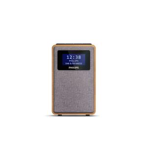 PHILIPS  Philips TAR5005/10 Radio Uhr Digital Grau, Holz 