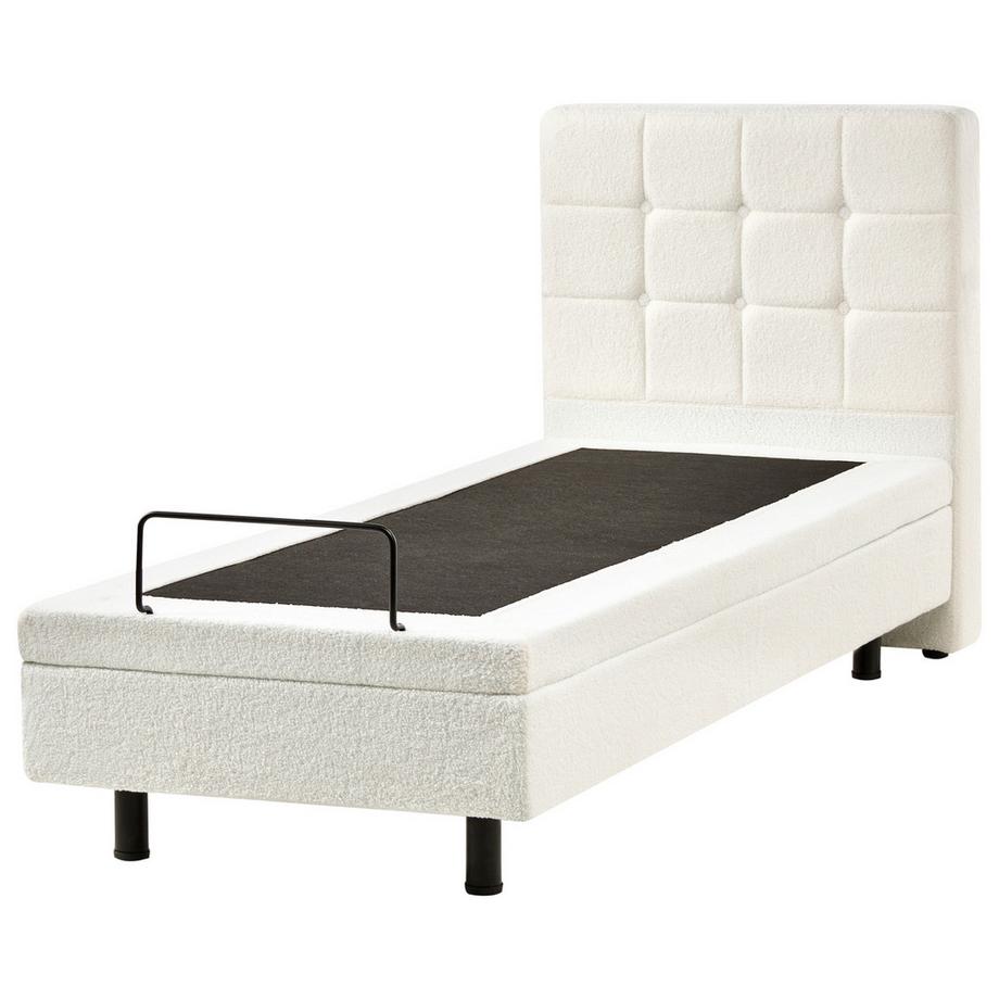 Beliani Letto regolabile en Bouclé  DUKE  