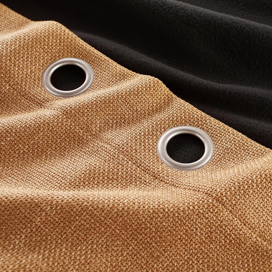 La Redoute Intérieurs  Thermovorhang aus Fleece mit Natté-Effekt 