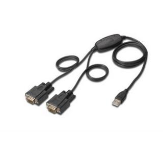 Digitus  Digitus Câble USB 2 vers 2x RS232 