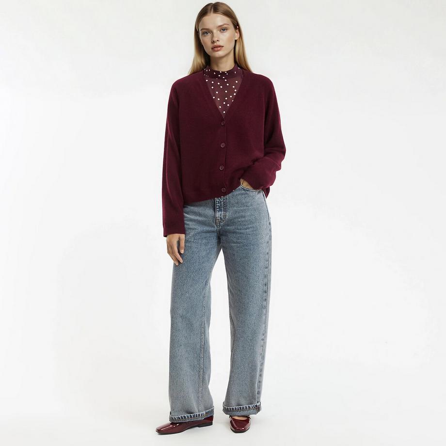 La Redoute Collections Gilet en fine maille cachemire  