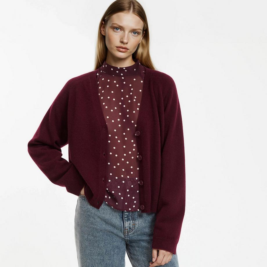 La Redoute Collections Gilet en fine maille cachemire  