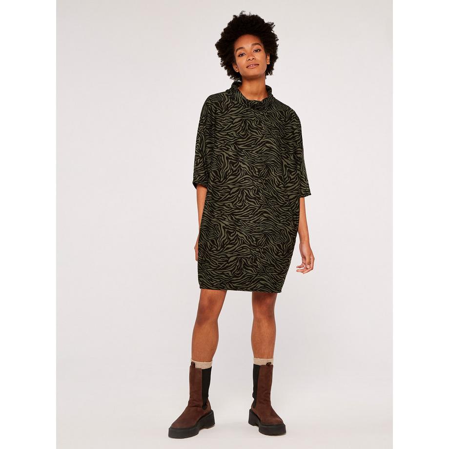 Mini-robe à motif zébré