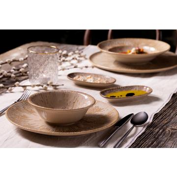 Assiette de service - Sand Snell -  Porcelaine - lot de 2