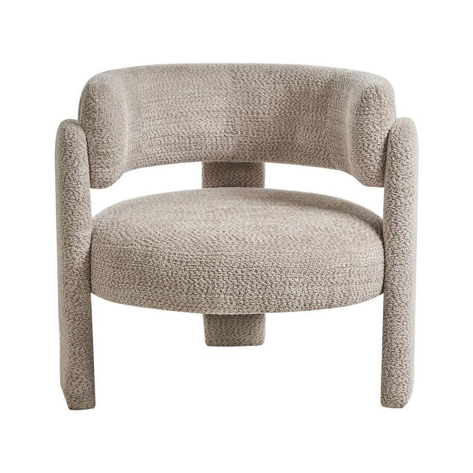 Beliani Fauteuil en Tissu chenille  BUREA  