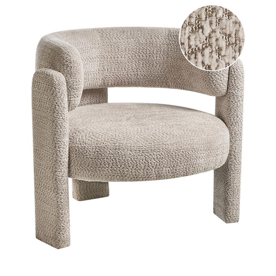 Sessel aus Chenillegewebe  BUREA