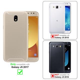 Cadorabo  Housse compatible avec Samsung Galaxy J5 2017 - Coque de protection en silicone TPU flexible et avec protection pour appareil photo 