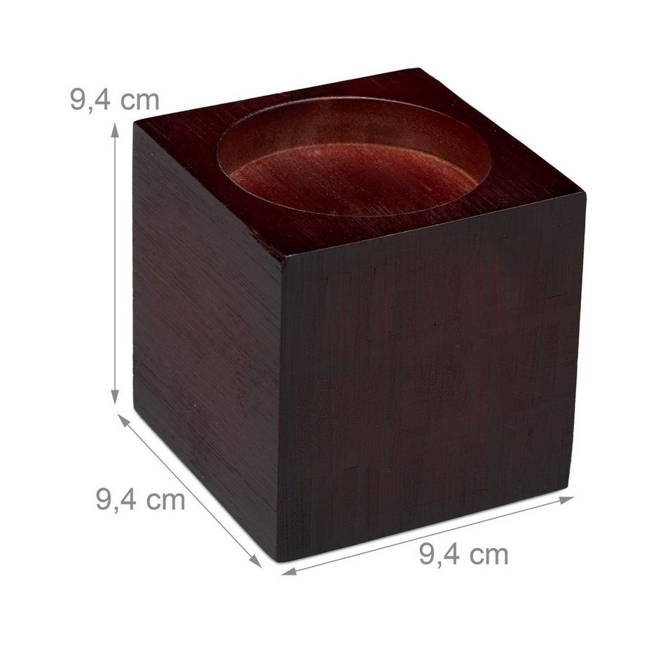 B2X  Möbelerhöhung aus Bambus, 4er-Set 