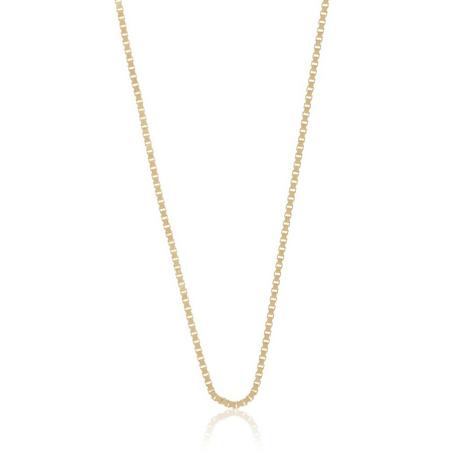 MUAU Schmuck  Collier Venezianer Gelbgold 375, 1.4mm, 42cm 