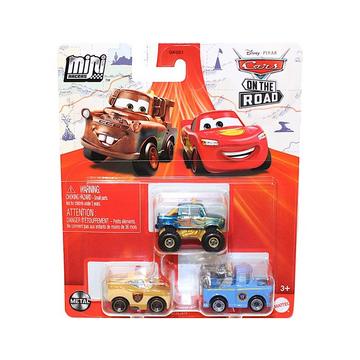 Disney Cars 3er-Pack Mater, Deputy Hazard Lightning McQueen & Ivy (MiniRacers)