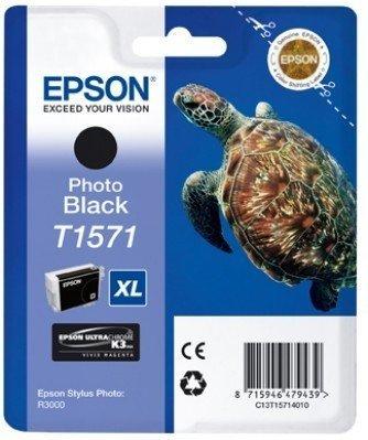 EPSON  EPSON Tintenpatrone photo schwarz T157140 Stylus Photo R3000 26ml 