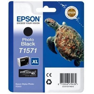 EPSON Tintenpatrone photo schwarz T157140 Stylus Photo R3000 26ml