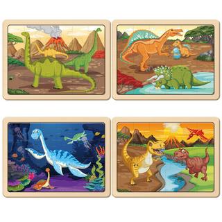 Activity-board  Puzzleteile Kinder Dino Holzpuzzle 