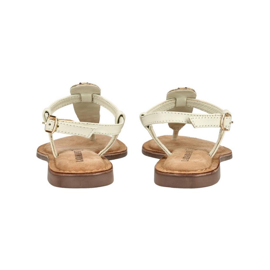Lazamani Sandalo Slingback con Perline  
