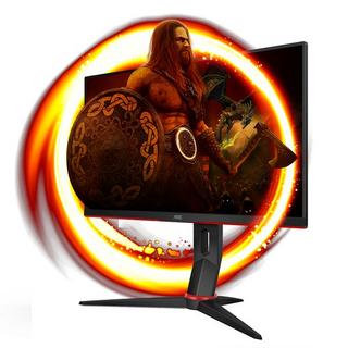 AOC  24G2SPU/BK Monitor PC 60,5 cm (23.8") 1920 x 1080 Pixel Full HD Nero, Rosso 