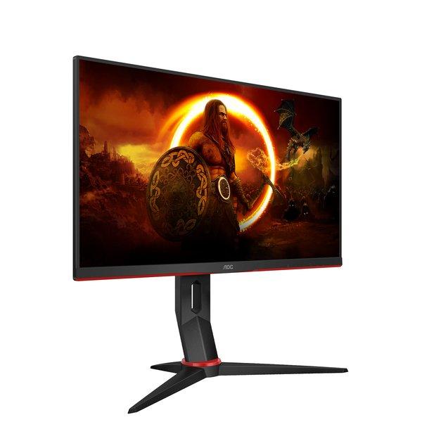 AOC  24G2SPUBK Computerbildschirm 60,5 cm (23.8") 1920 x 1080 Pixel Full HD Schwarz, Rot 