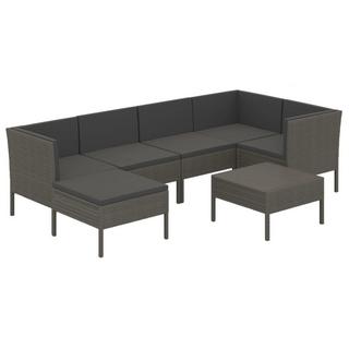 VidaXL Garten-sofagarnitur poly-rattan  