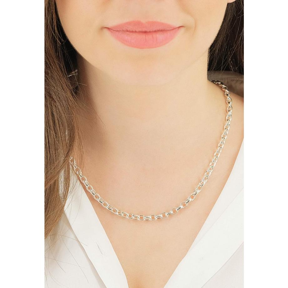 MUAU Schmuck  Collier Anker Silber 925, 5.4mm, 45cm 