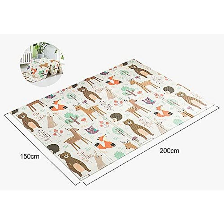 Activity-board  Spielmatte Baby Teppich Babymatte Faltbarer Spieldecke Krabbelmatte Baby Bodenmatte XPE rutschfest 
