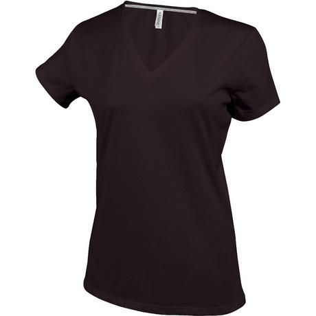 Kariban  T-shirt femme cintré  Col V 